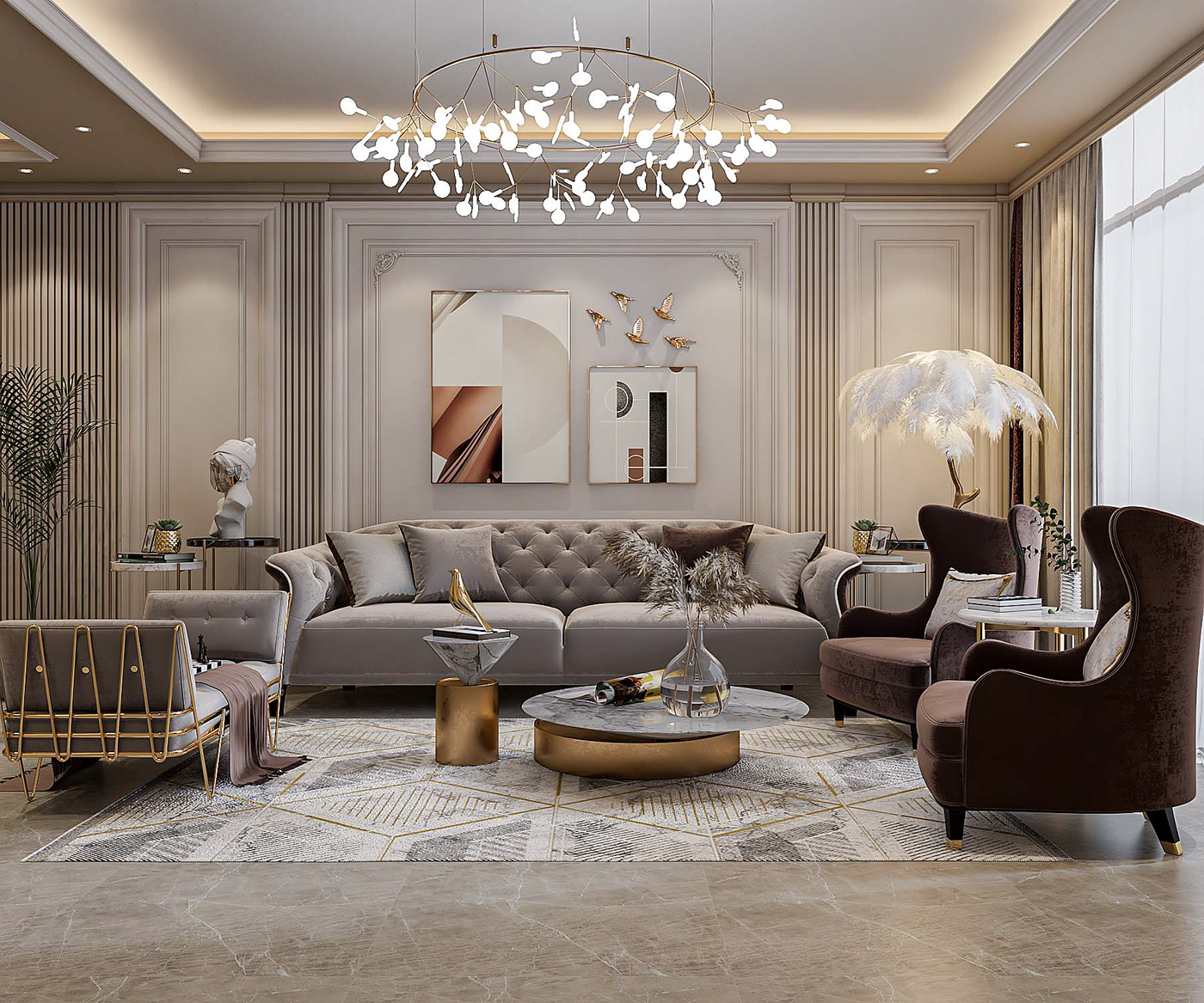 Inside a well-kept rental home managed with KnF Trust